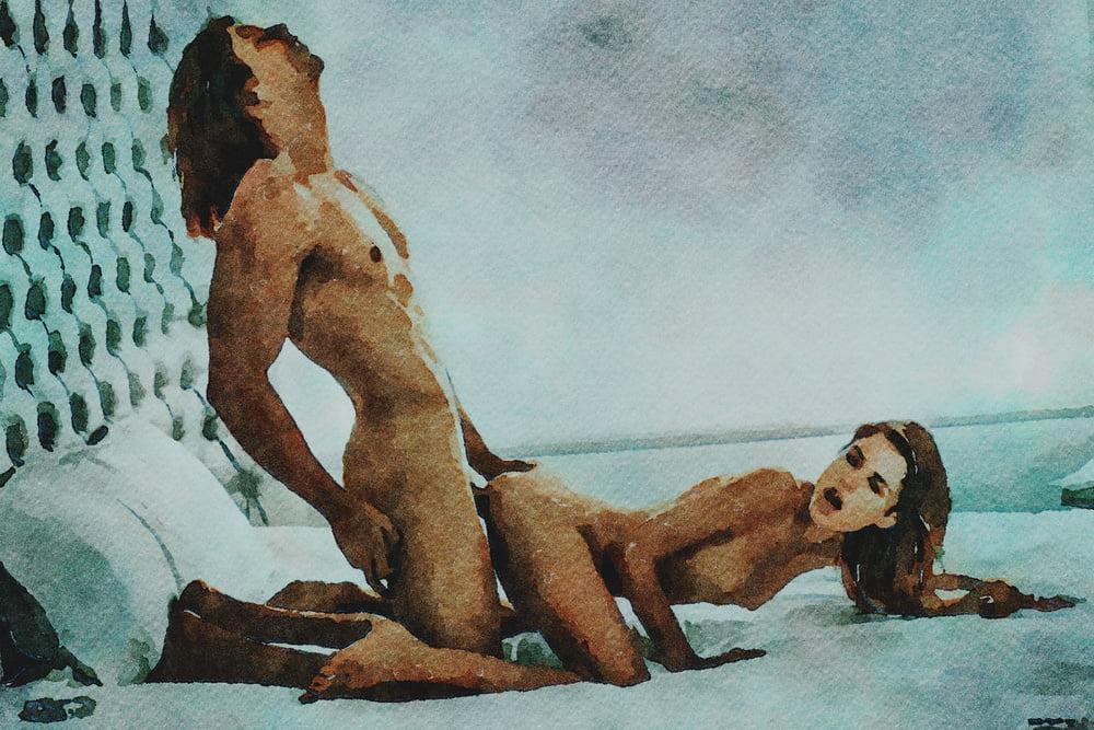 25P Erotic Digital Watercolor 59