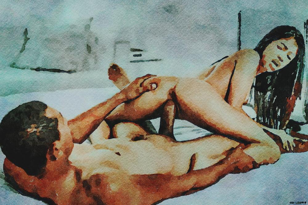 25P Erotic Digital Watercolor 60