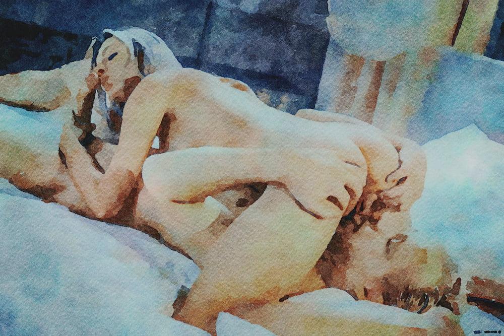 25P Erotic Digital Watercolor 60