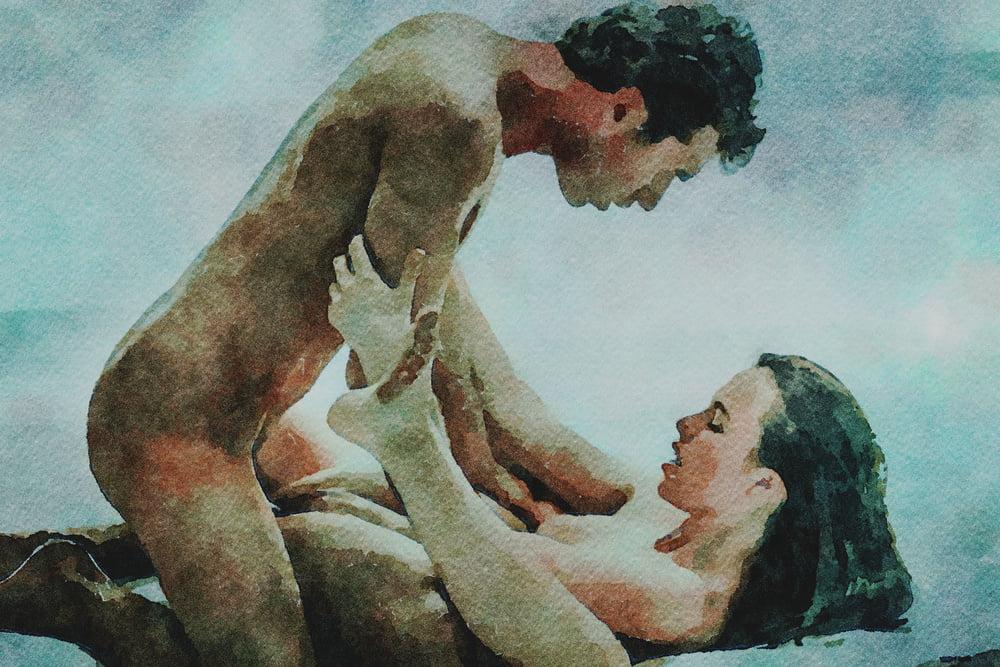 25P Erotic Digital Watercolor 60