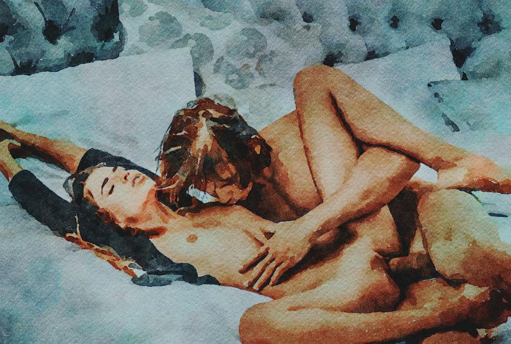 25P Erotic Digital Watercolor 60
