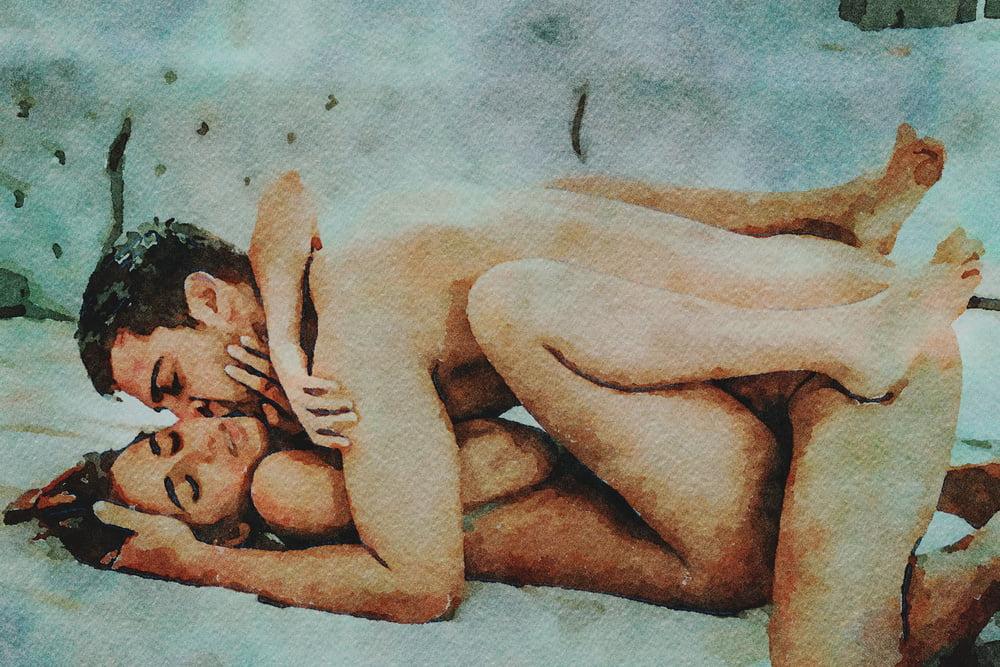 25P Erotic Digital Watercolor 60