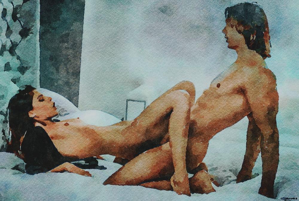 25P Erotic Digital Watercolor 60