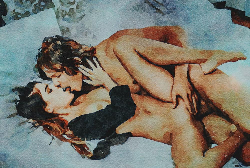 25P Erotic Digital Watercolor 60