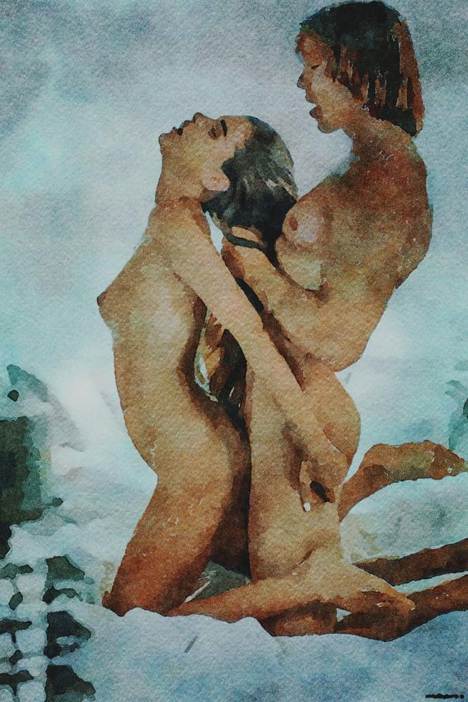 25P Erotische digitale Aquarell 58