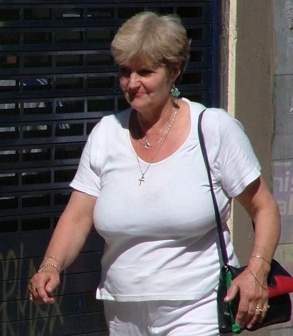 20P Clothed Granny - Big Boobs 10