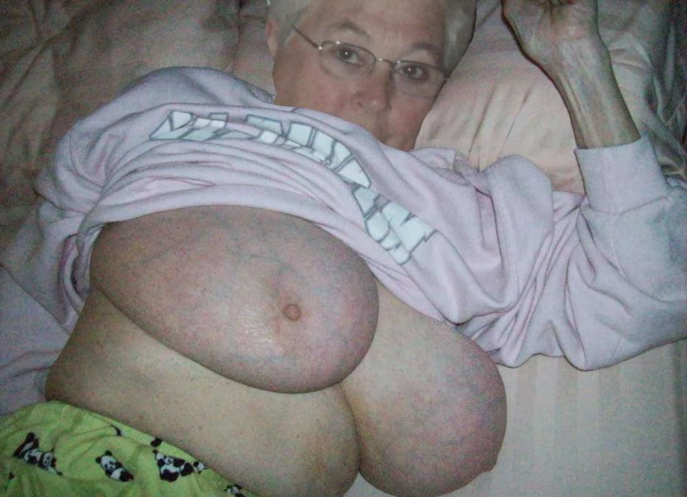 24P Grandma's Big Boobs