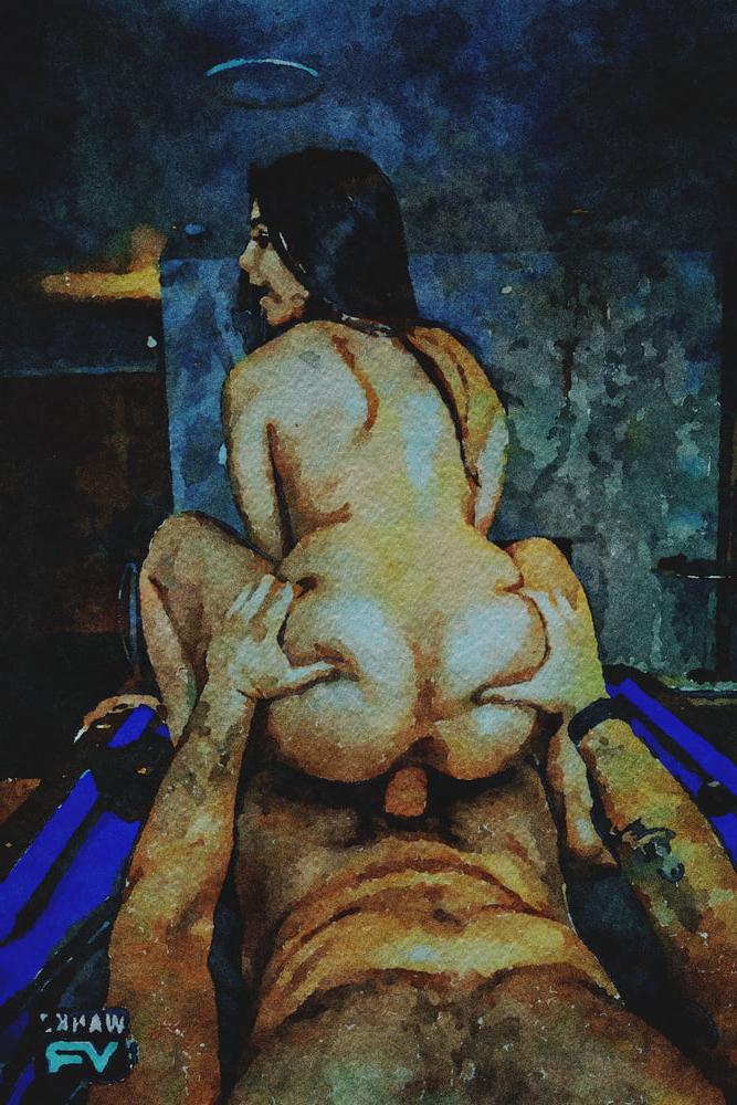 25P Erotic Digital Watercolor 62