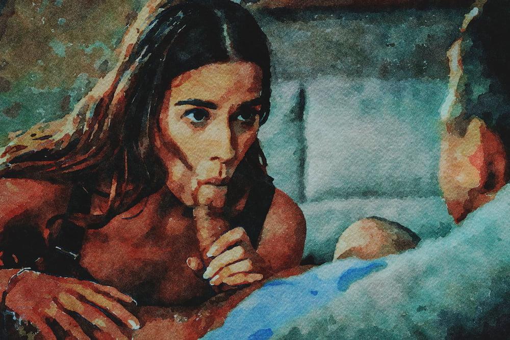 25P Erotic Digital Watercolor 62