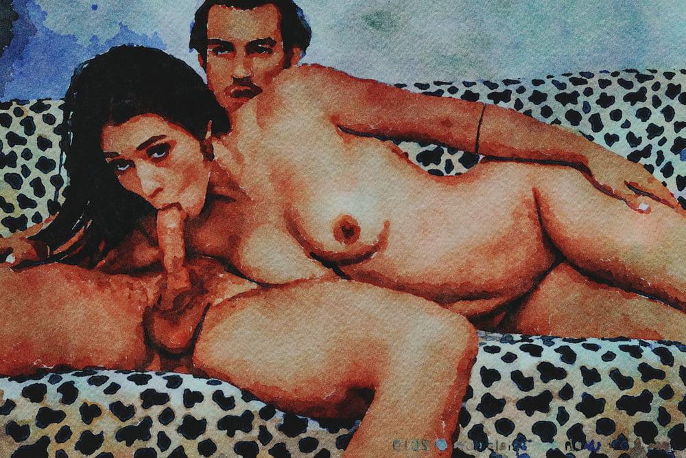 25P Erotic Digital Watercolor 62