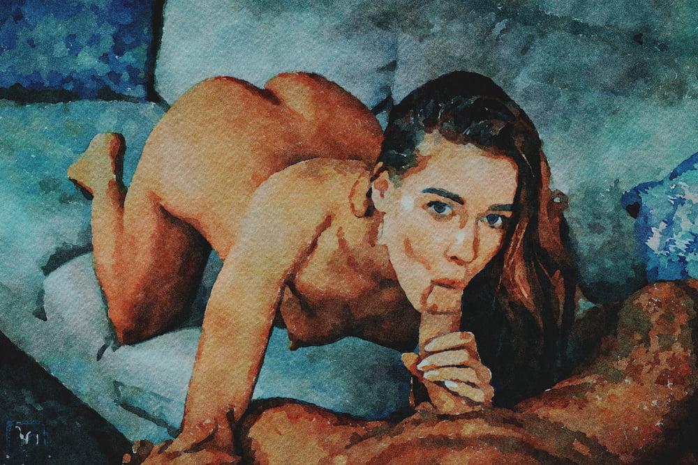 25P Erotic Digital Watercolor 62