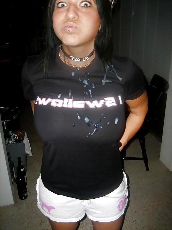 25P Cum On Clothes