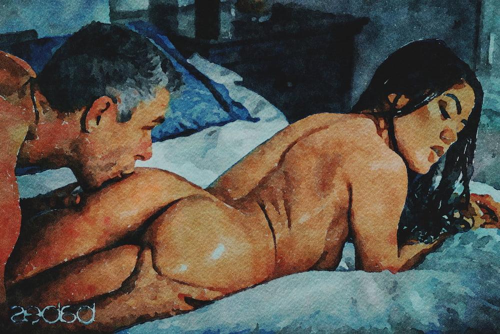 25P Erotic Digital Watercolor 63