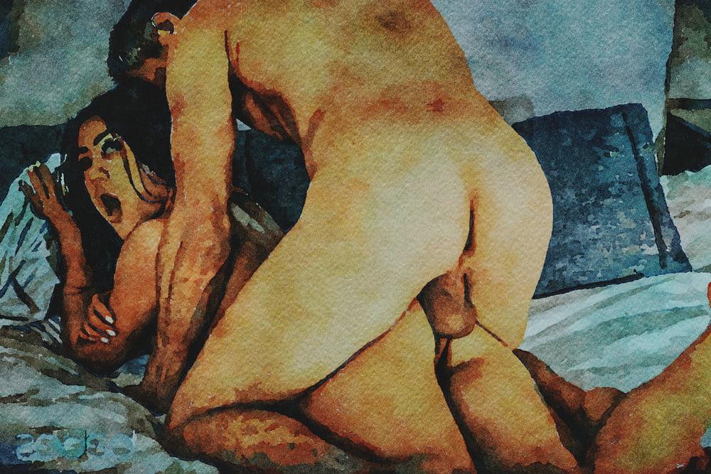 25P Erotic Digital Watercolor 63