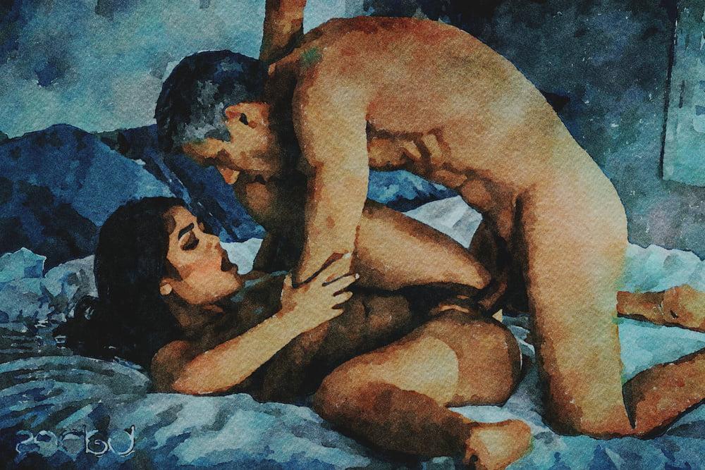 25P Erotic Digital Watercolor 63