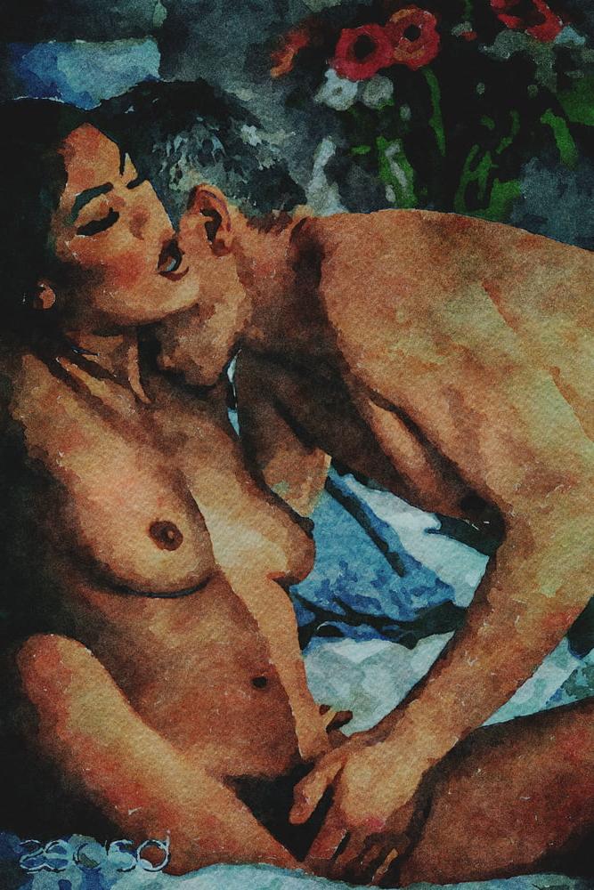25P Erotic Digital Watercolor 63