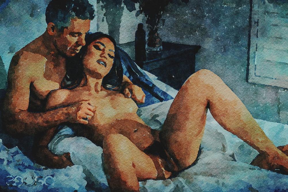 25P Erotic Digital Watercolor 63