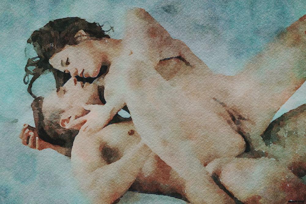 25P Erotic Digital Watercolor 57
