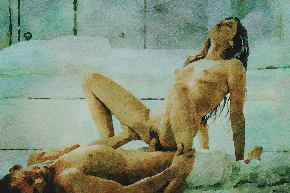 25P Erotic Digital Watercolor 57