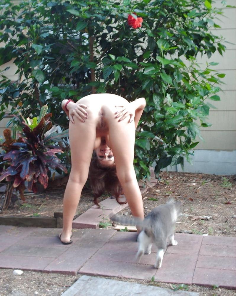25P Mature Wife and Hot Mom bent over open her Pussy and Ass 6