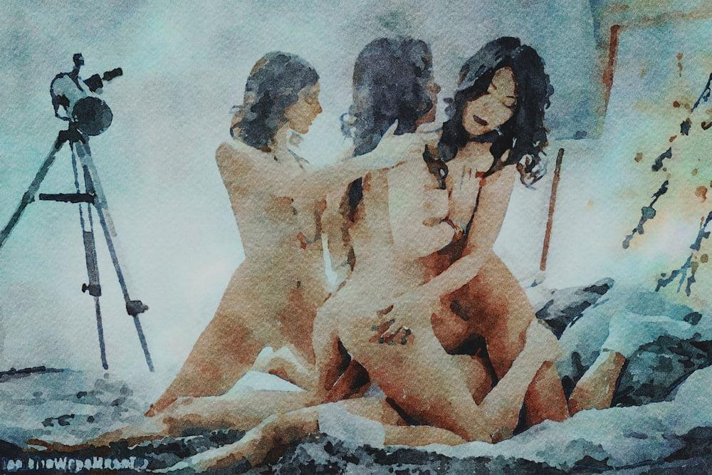25P Erotische digitale Aquarell 45