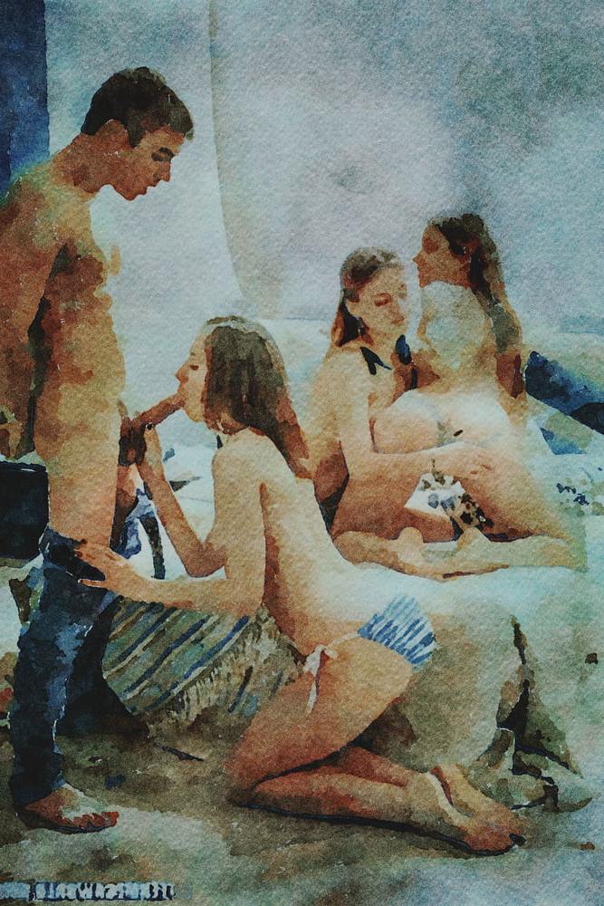 25P Erotische digitale Aquarell 45
