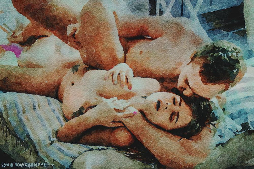 25P Erotische digitale Aquarell 45