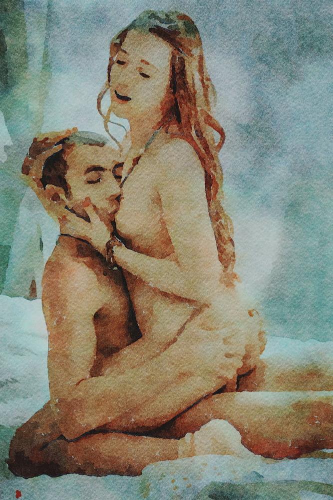25P Erotische digitale Aquarell 45