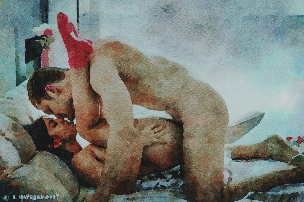 25P Erotische digitale Aquarell 45