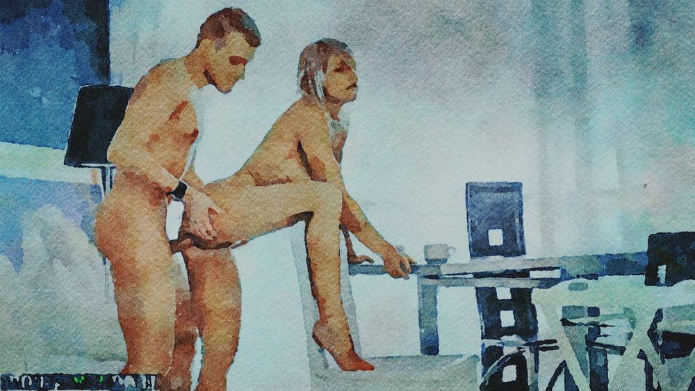 25P Erotische digitale Aquarell 45