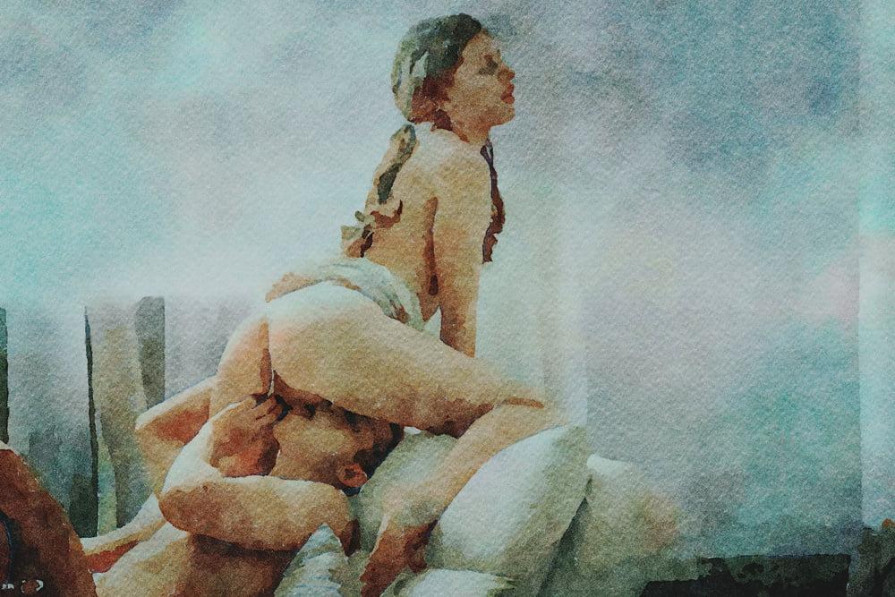 25P Erotic Digital Watercolor 53