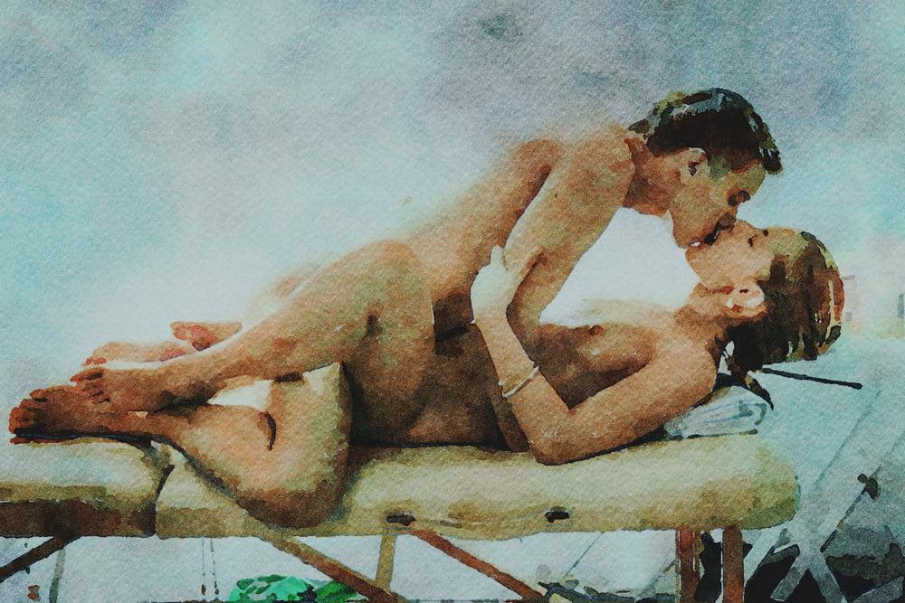 25P Erotic Digital Watercolor 53