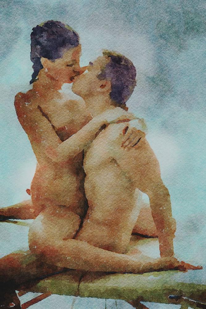 25P Erotic Digital Watercolor 53