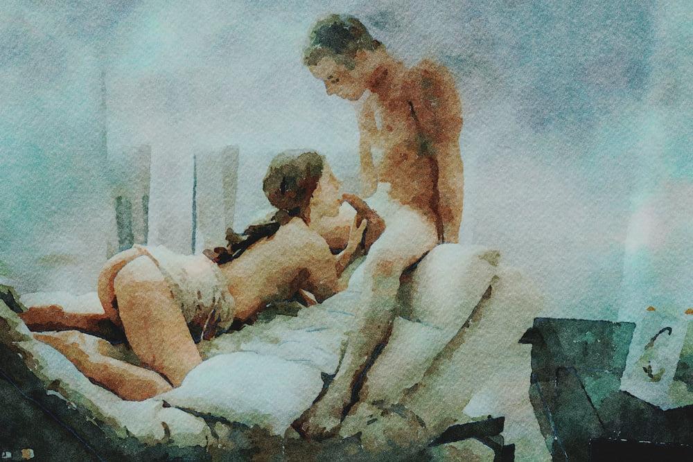 25P Erotic Digital Watercolor 53