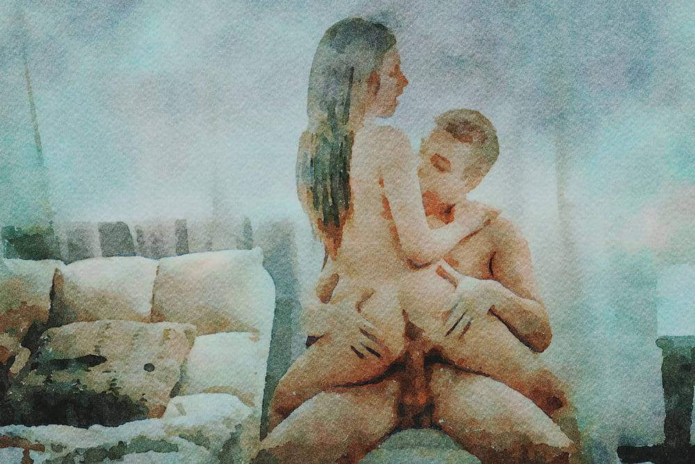 25P Erotic Digital Watercolor 53