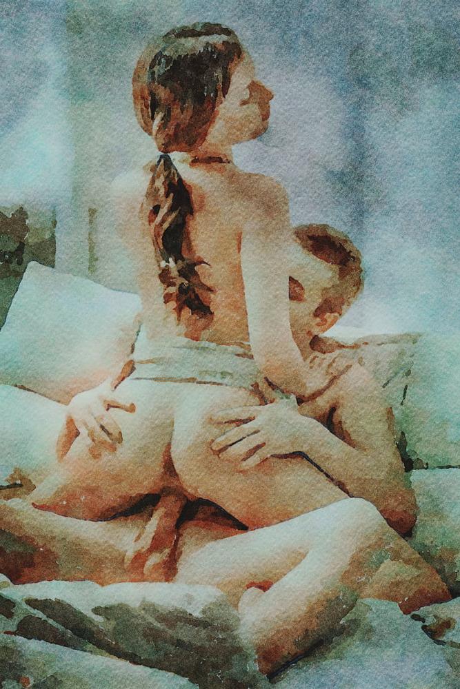 25P Erotic Digital Watercolor 53