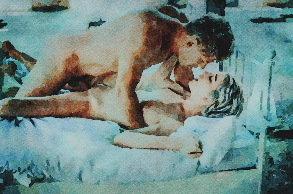 25P Erotic Digital Watercolor 43