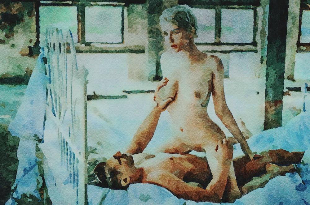25P Erotic Digital Watercolor 43