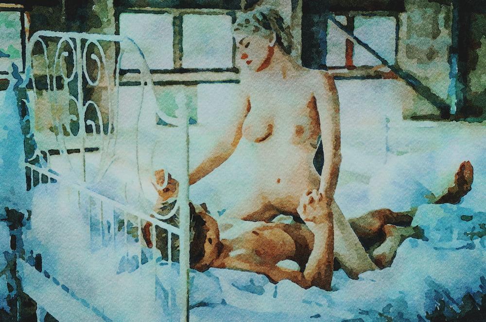 25P Erotic Digital Watercolor 43