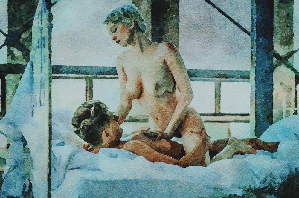25P Erotic Digital Watercolor 43