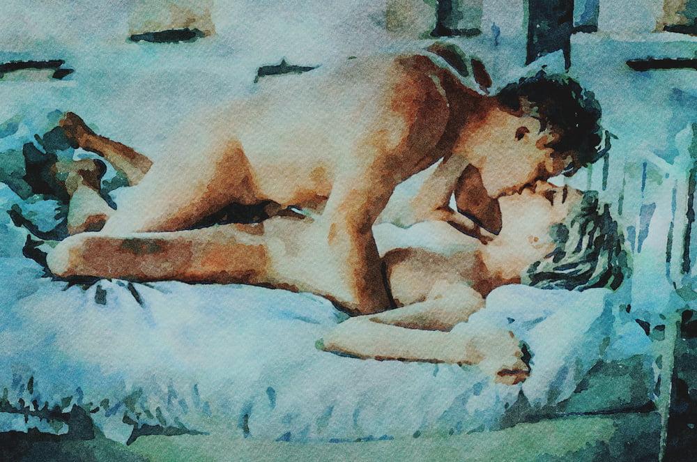 25P Erotic Digital Watercolor 43