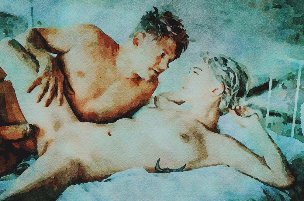 25P Erotic Digital Watercolor 43