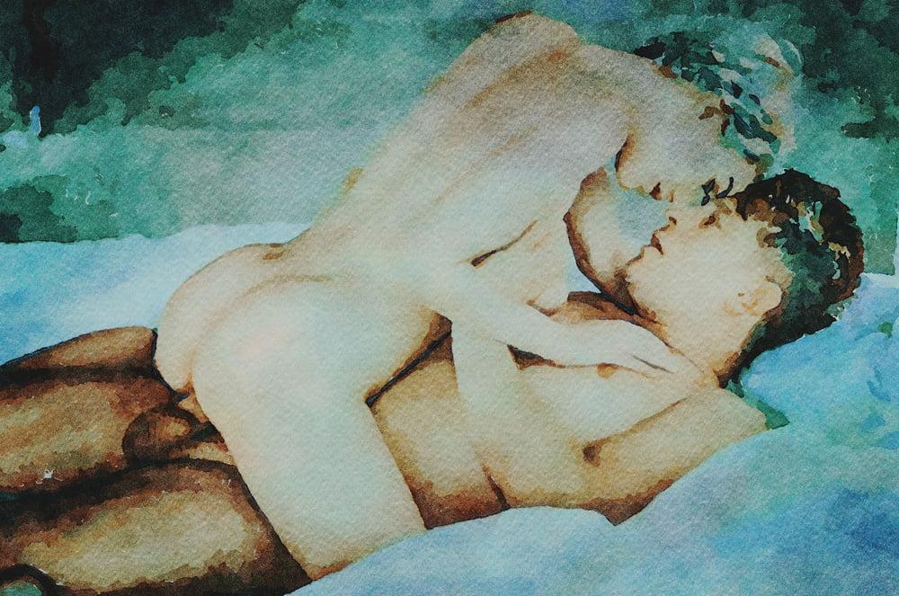 25P Erotic Digital Watercolor 43