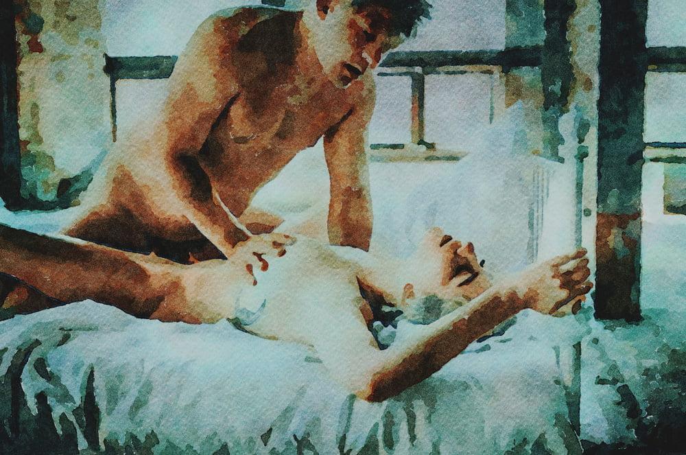 25P Erotic Digital Watercolor 43