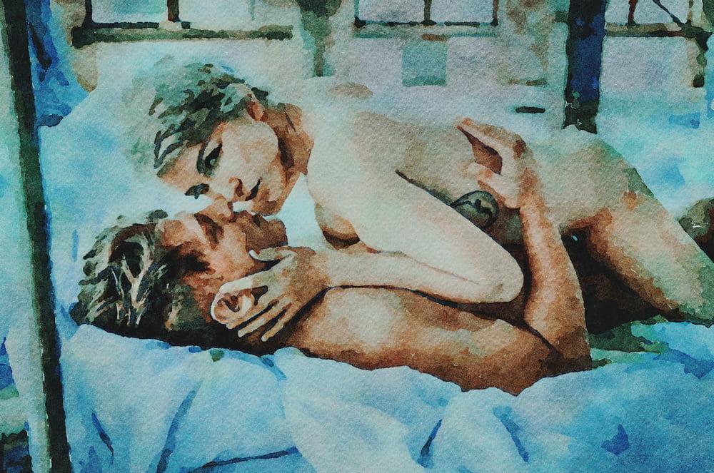 25P Erotic Digital Watercolor 43