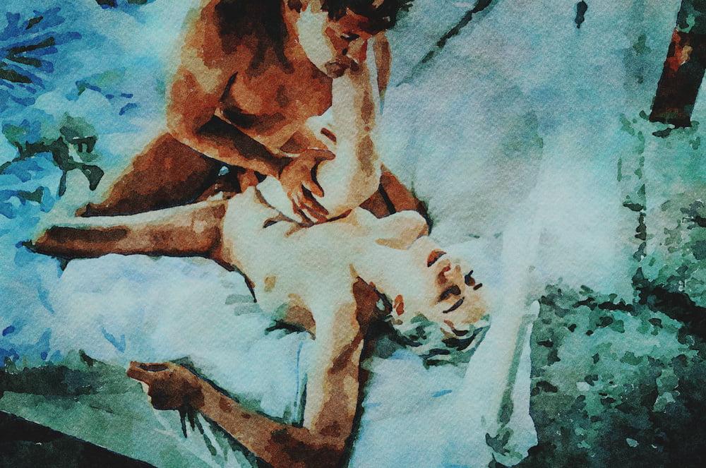 25P Erotic Digital Watercolor 43