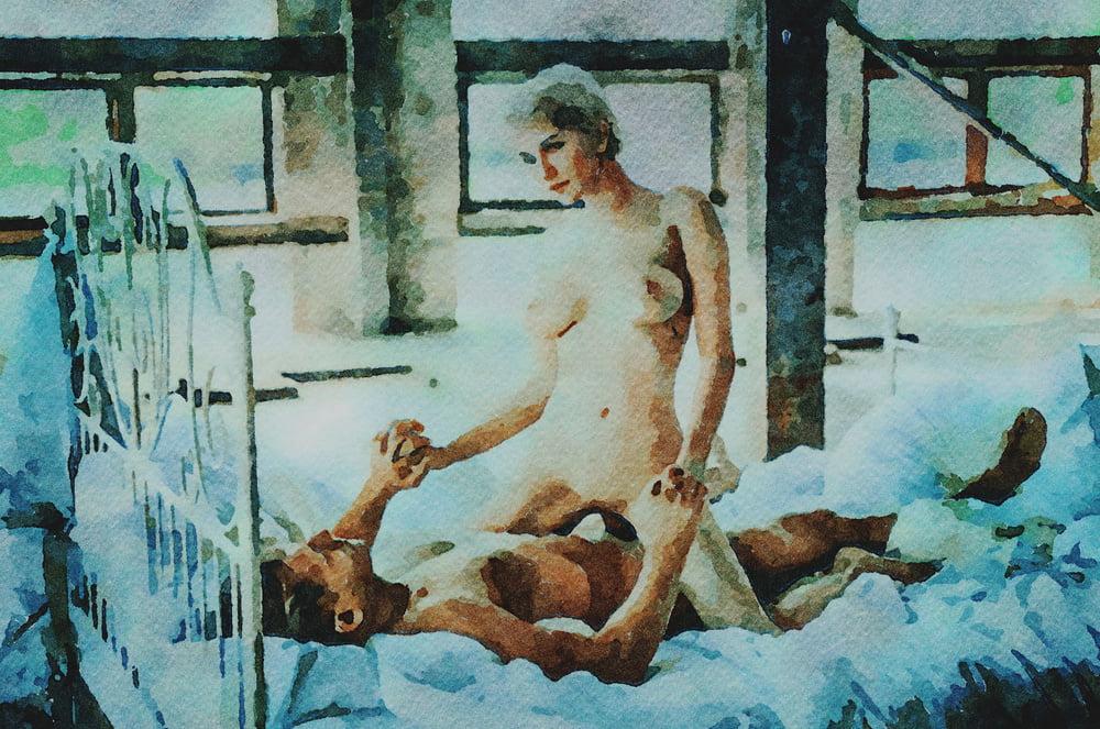 25P Erotic Digital Watercolor 43