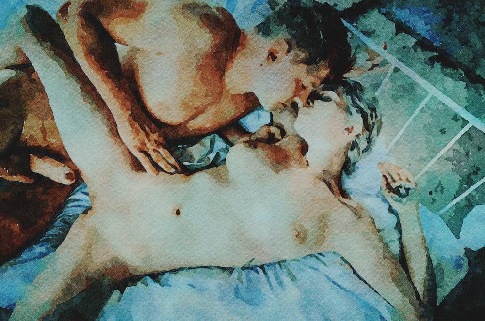 25P Erotic Digital Watercolor 43