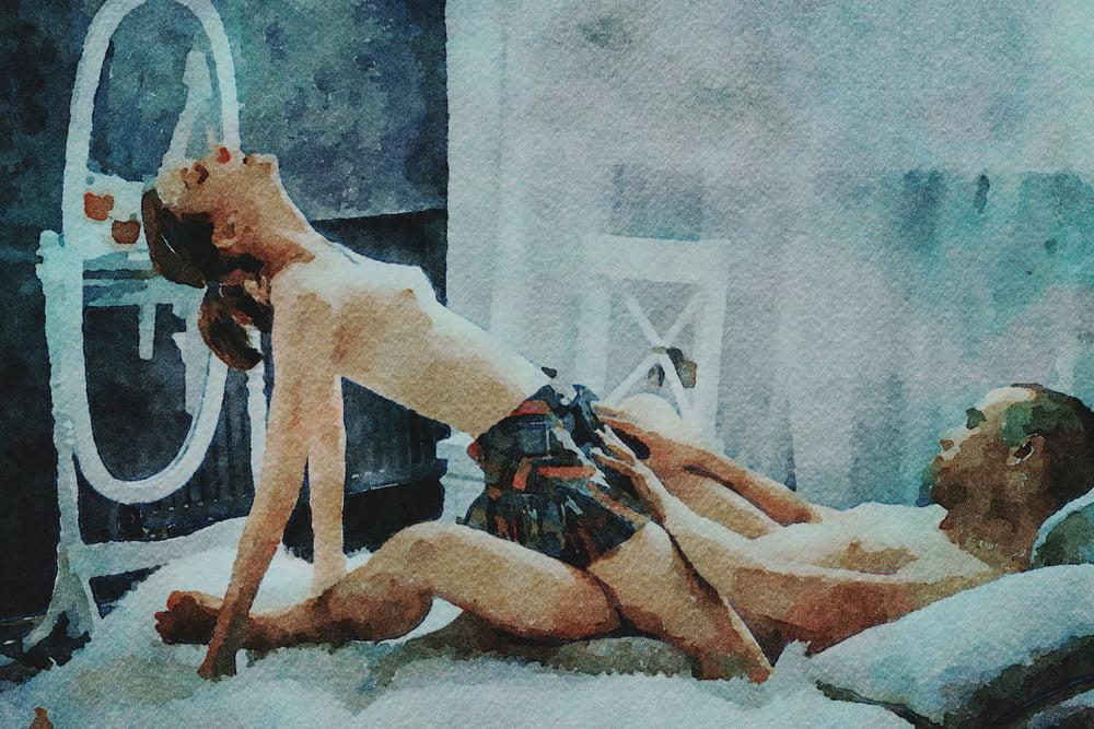 25P Erotic Digital Watercolor 52