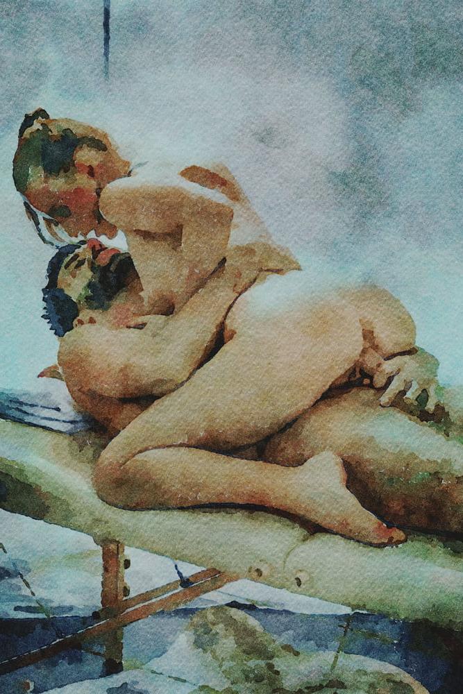 25P Erotic Digital Watercolor 52